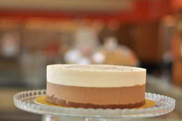 Fresh cappuccino cake