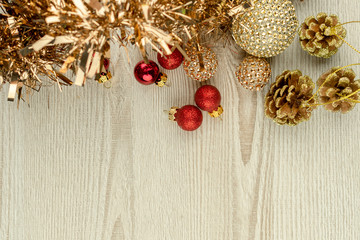 Christmas decorations background