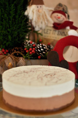 Fresh cappuccino cake