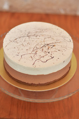 Fresh cappuccino cake