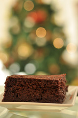 Delicious sliced cakes