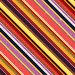 Obraz premium Seamless abstract background with yellow, orange, red, brown stripes, vector illustration