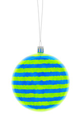 christmas ball isolated on white background, 3d illustration