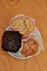 Fresh delicious mix muffins