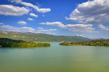 Fototapeta na wymiar Kovada Lake, Egirdir, isparta Turkey-Kovada lake Natioanal Park