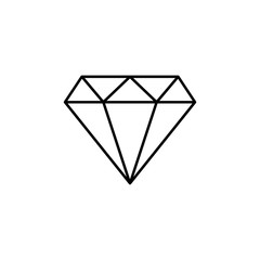 jewelry store sign icon. Element of navigation sign icon. Thin line icon for website design and development, app development. Premium icon