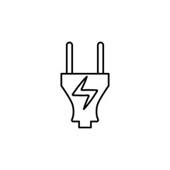 Obraz premium electrician sign icon. Element of navigation sign icon. Thin line icon for website design and development, app development. Premium icon
