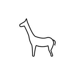 zoo sign icon. Element of navigation sign icon. Thin line icon for website design and development, app development. Premium icon