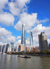 Obraz premium Skyline Shanghai (China)