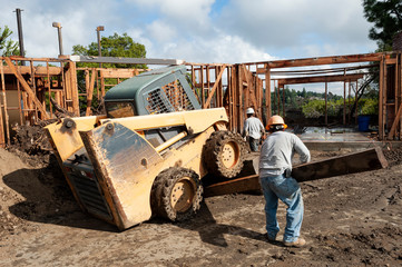 lifting the dirt mover