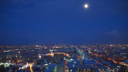 Fototapeta premium 北海道 札幌 夜景