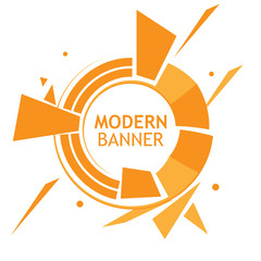 Modern abstract circle and geometry composition background