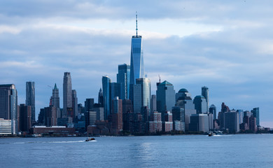 Obraz premium Lower Manhattan Skyline from Hoboken
