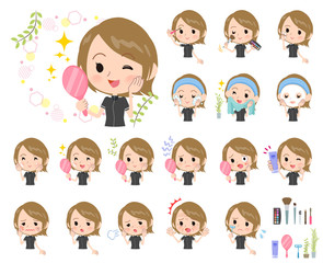 Short hair women Sportswear_beauty