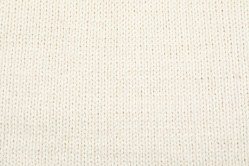 Texture of cozy warm sweater as background, closeup