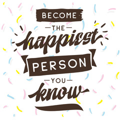 Typography for t shirt or sweatshirt printing and embroidery. Print for tee. Inspirational quote, motivation.