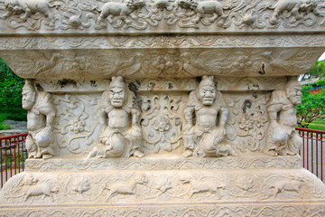 Thousands Buddha Building in the Beihai Park，Beijing, China