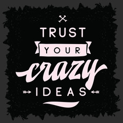 Obraz premium Typography for t shirt or sweatshirt printing and embroidery. Print for tee. Inspirational quote, motivation.