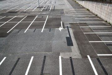 Empty parking places