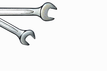 Ring Wrench Dead mouth wrench isolated on white background