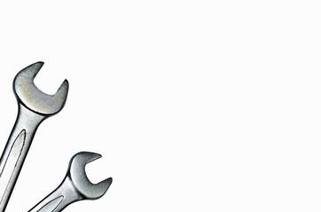 Ring Wrench Dead mouth wrench isolated on white background