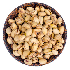 Tasty ripe pistachio nuts