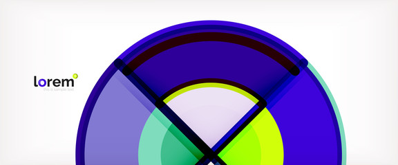 Modern geometric abstract background