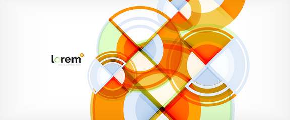 Modern geometric abstract background