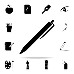 a pen icon. Art and painting icons universal set for web and mobile