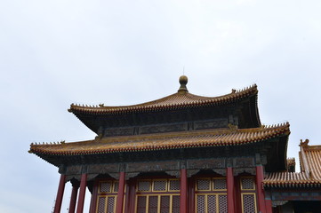 Obraz premium The ancient Chinese buildings