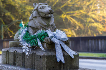 Lions Gate Statue in Stanley Park