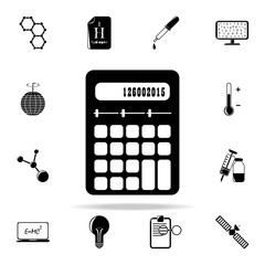 calculator icon. The science icons universal set for web and mobile