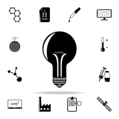 bulb icon. The science icons universal set for web and mobile