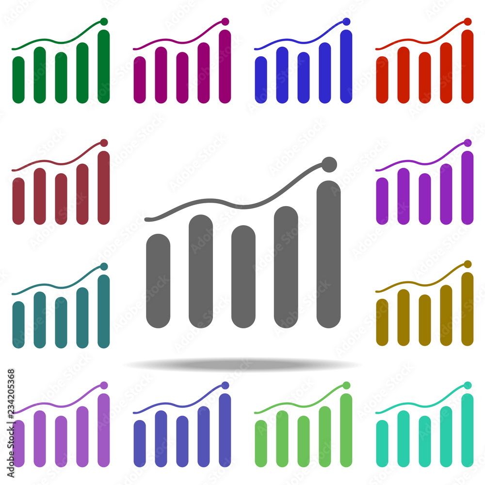 Poster schedule icon. elements of university life in multi color style icons. simple icon for websites, web