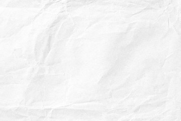 Crumpled white paper texture