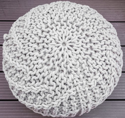 Coussin de sol en cordage