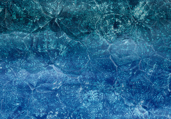 Ice illustration christmas and new year background