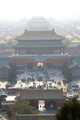 The Shenwu Door of the Forbidden City on december 22, 2013, beijing, china.