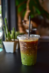  Iced matcha and espresso fusion Coffee