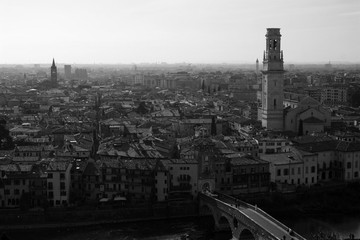 Panorama of the city of Verona