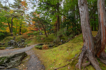 Fototapeta premium 【北海道函館】香雪園は豪商岩船家が別荘として明治３１年頃から造成した本格的「風景式庭園」