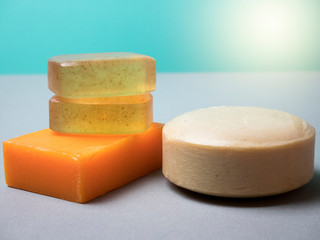 soap and sponge
