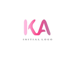 KA Initial Logo for your startup venture