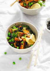 vegetarian two poke bowl