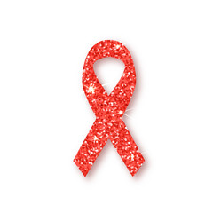 World AIDS day. Awareness. Medical sign. Vector icon.