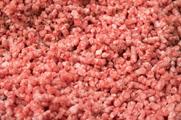 Fresh minced pork.
