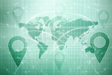 2d  rendering travel and navigation planning, concept