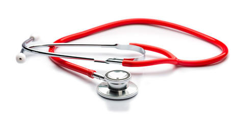 red stethoscope