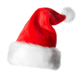 Santa Claus red hat isolated