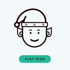 Elf vector icon